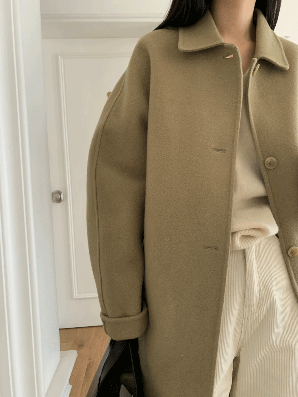 포르토 싱글 핸드메이드 롱 코트_Porto coat